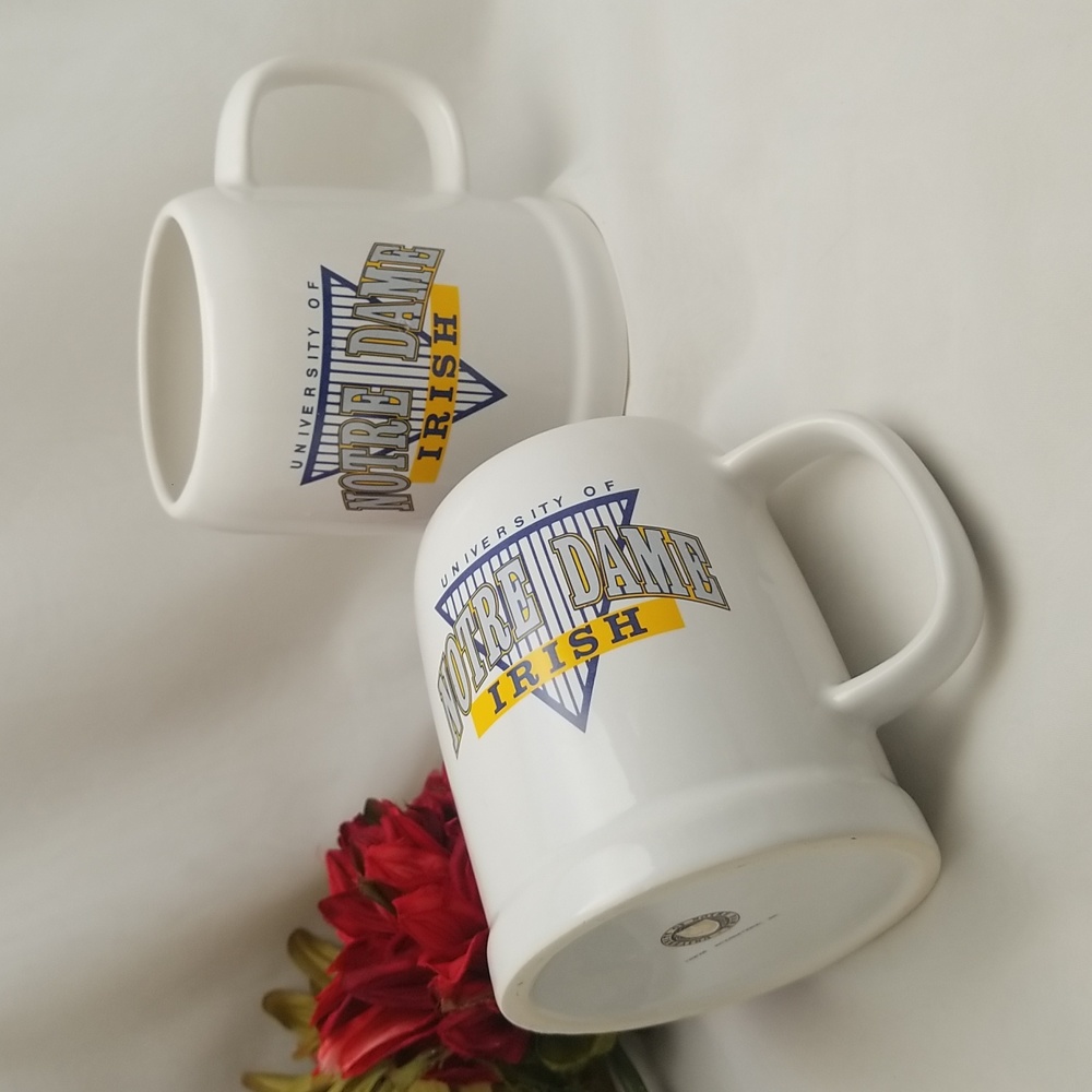 Notre Dame Irish Large Ceramic Beer Stein Mugs - Picture 9 of 12